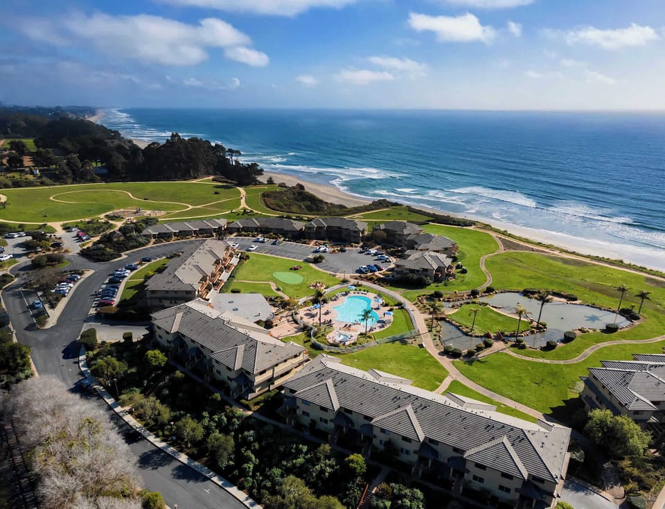 Aerial View of South Bluff of Resort 