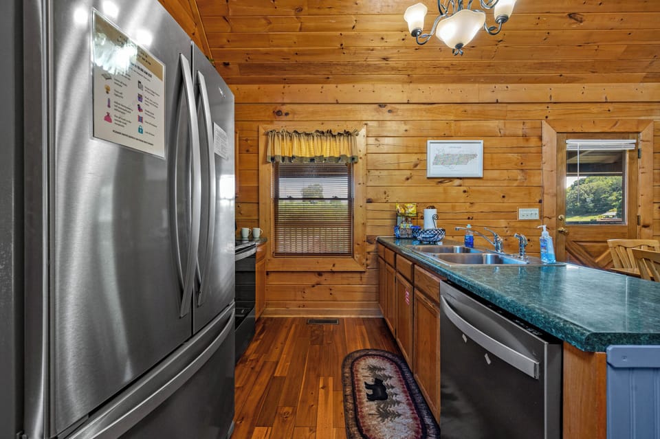 Fully stocked kitchen with everything you need to cook at home
