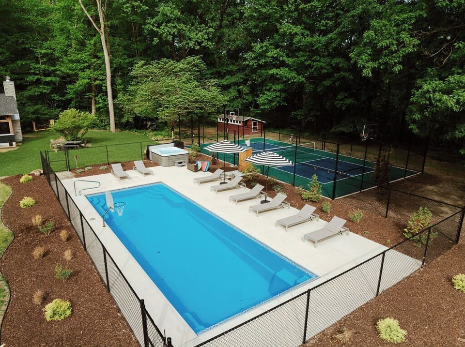 Pool and sport court