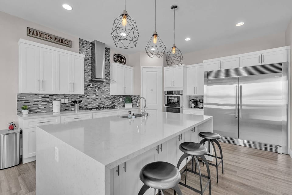 This magnificent, fully loaded 2018-built home sits on half an acre in a serene residential neighborhood just minutes from the vibrant energy of the Las Vegas Strip.