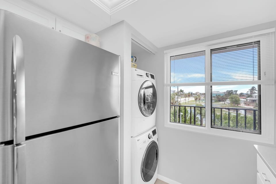 Washer and dryer in unit