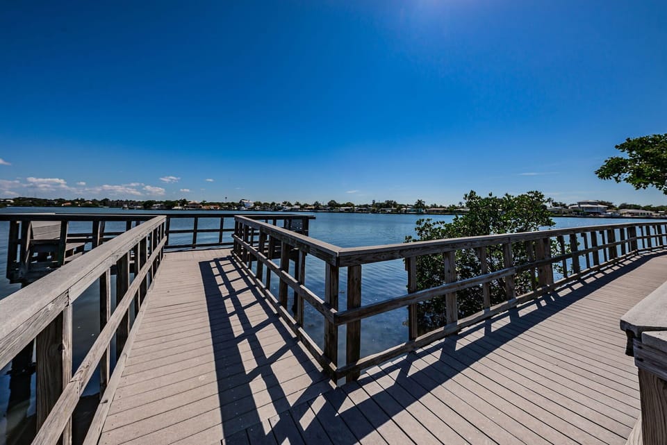 Boardwalk from the Nature Preserve to the Intracoastal
