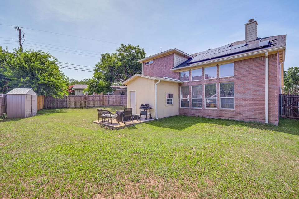 Fenced-In Backyard