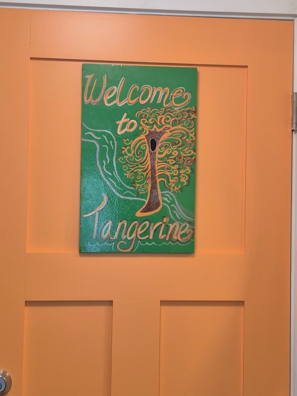 the hallway area