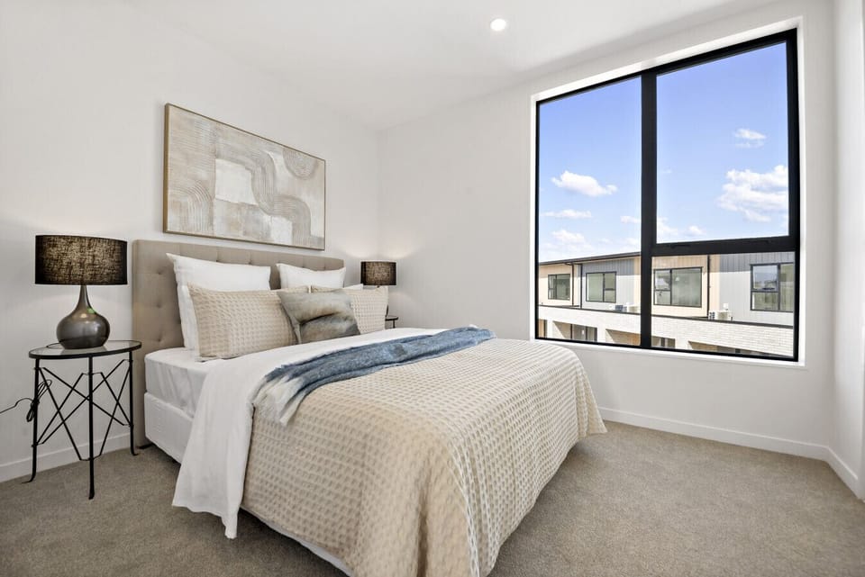 Tranquil Second Bedroom with City Views