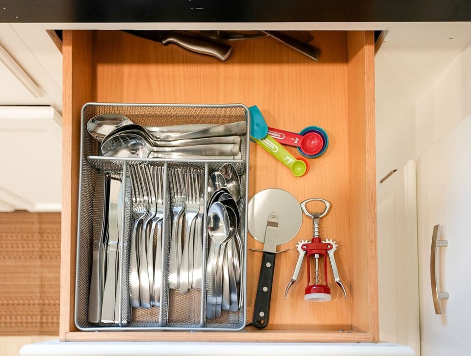 Silverware, Pizza Cutter, and Bottle Opener