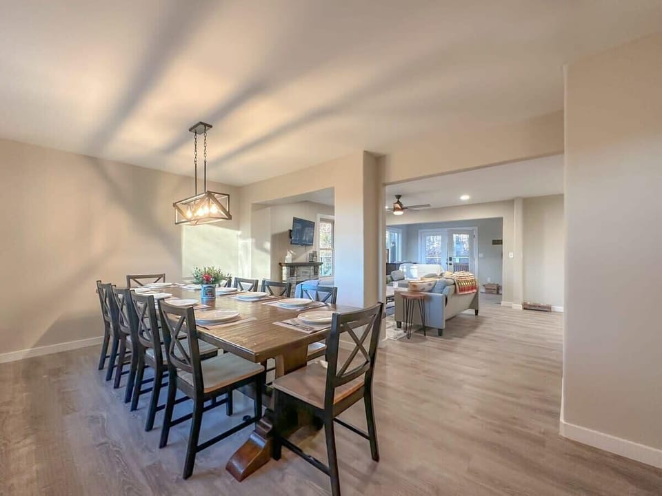 Breathe easy in this spacious open floor plan — where the kitchen, dining, and living areas flow effortlessly together.