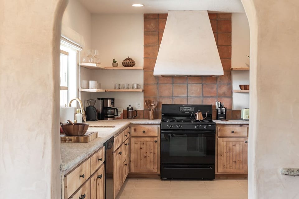 Step into the kitchen.