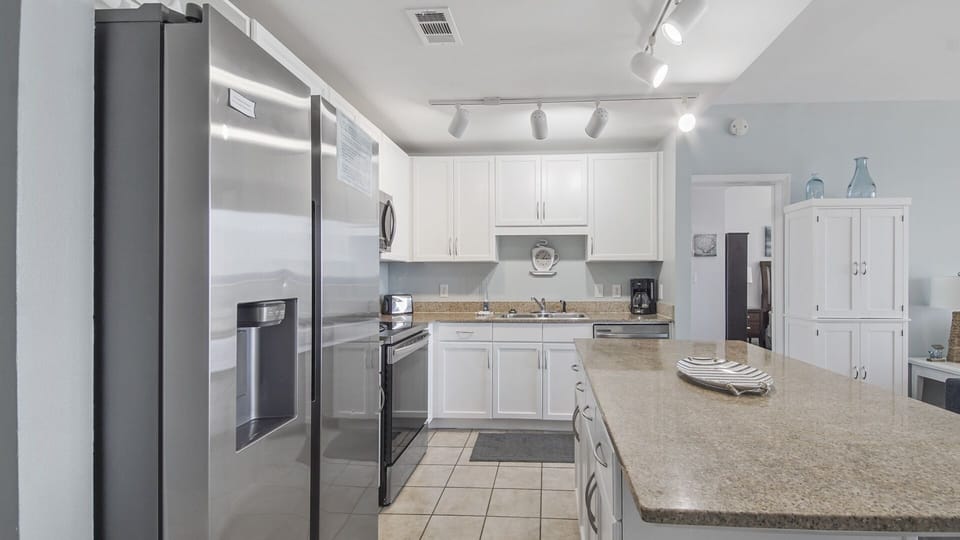 Fully stocked kitchen