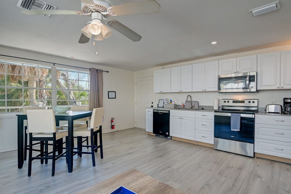 Kitchen at unit C.