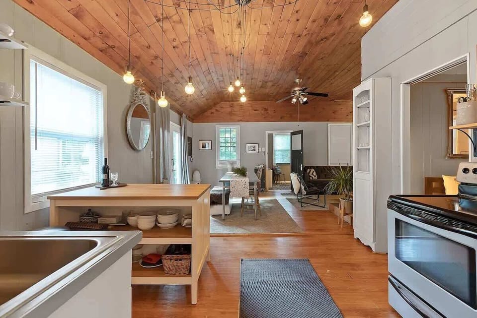 Bright Open Kitchen & Living Space