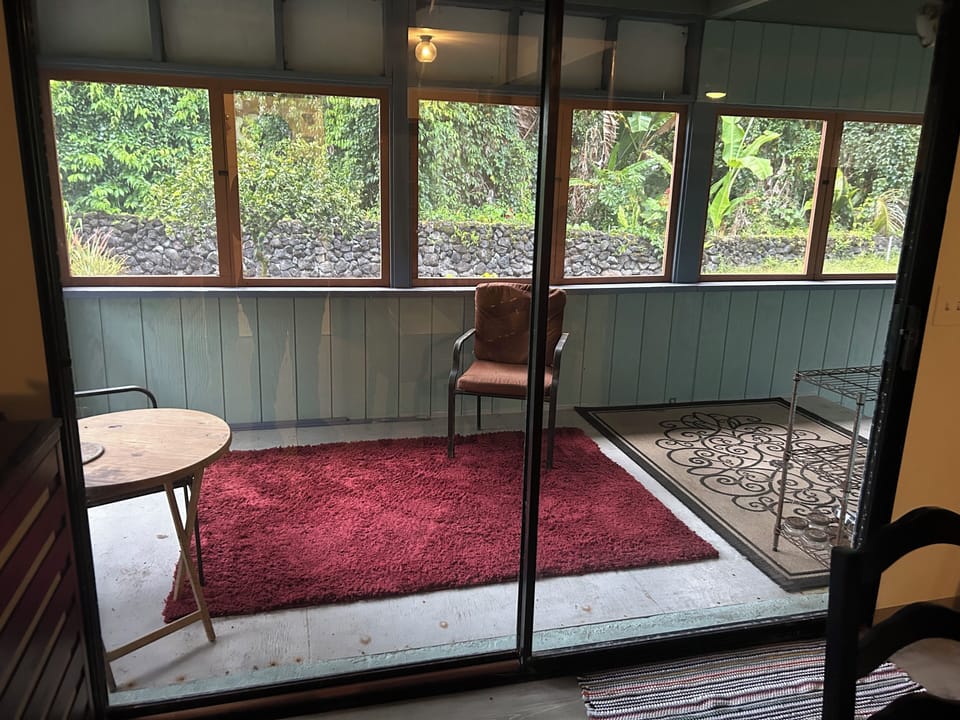 Screened lanai