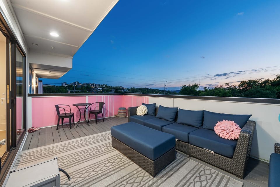 Your own private slice of the city. Enjoy elevated outdoor living on this spacious, beautifully furnished rooftop patio.