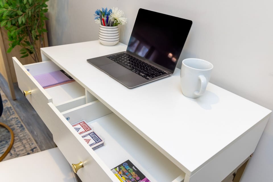 Downstairs Desk Area - Both Sides