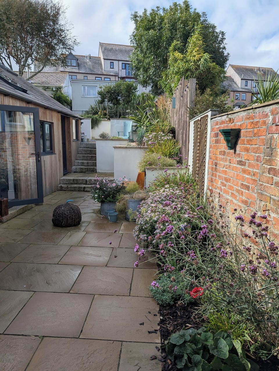 Patio area ideal for al fresco meals
