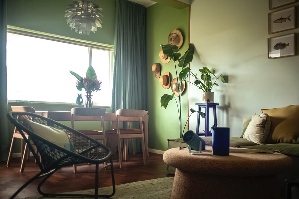 The living room is for relaxing