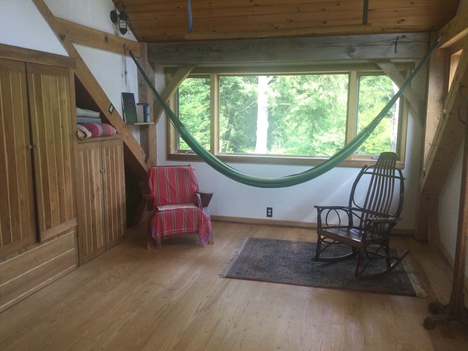 Sitting area in master bedroom