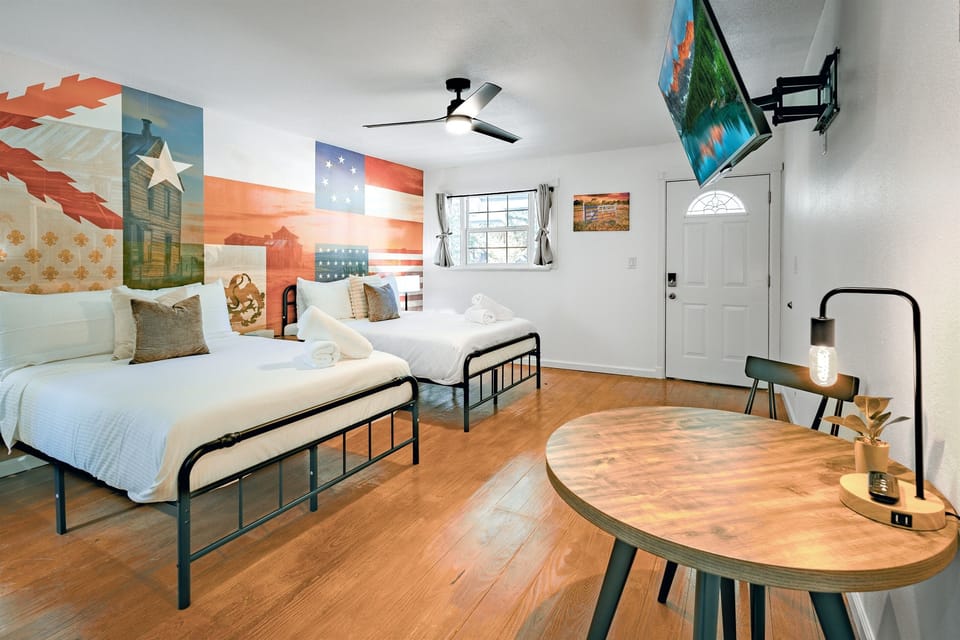 The interior design exudes warmth and harmony, with earth-toned accents inspired by the outdoors.
