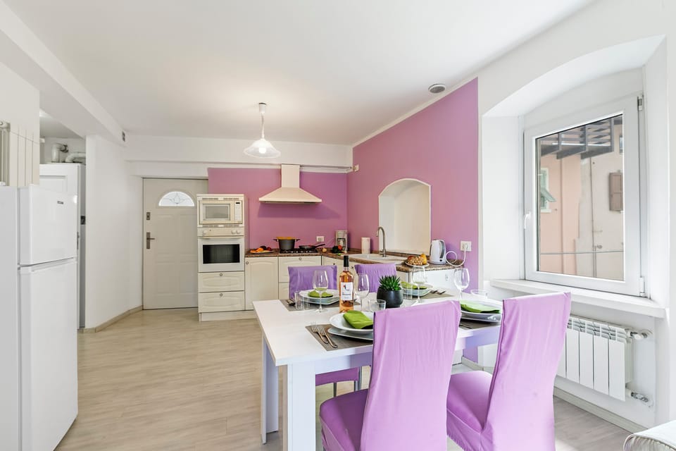 Kitchen and dining area