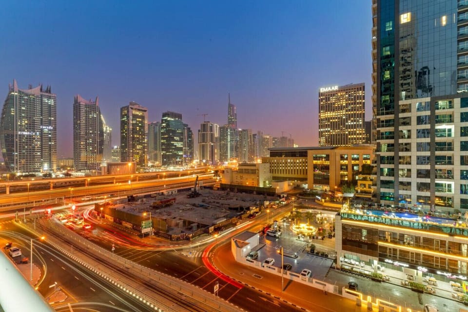 City View  Marvel at stunning skyline views and vibrant city lights from your private retreat!