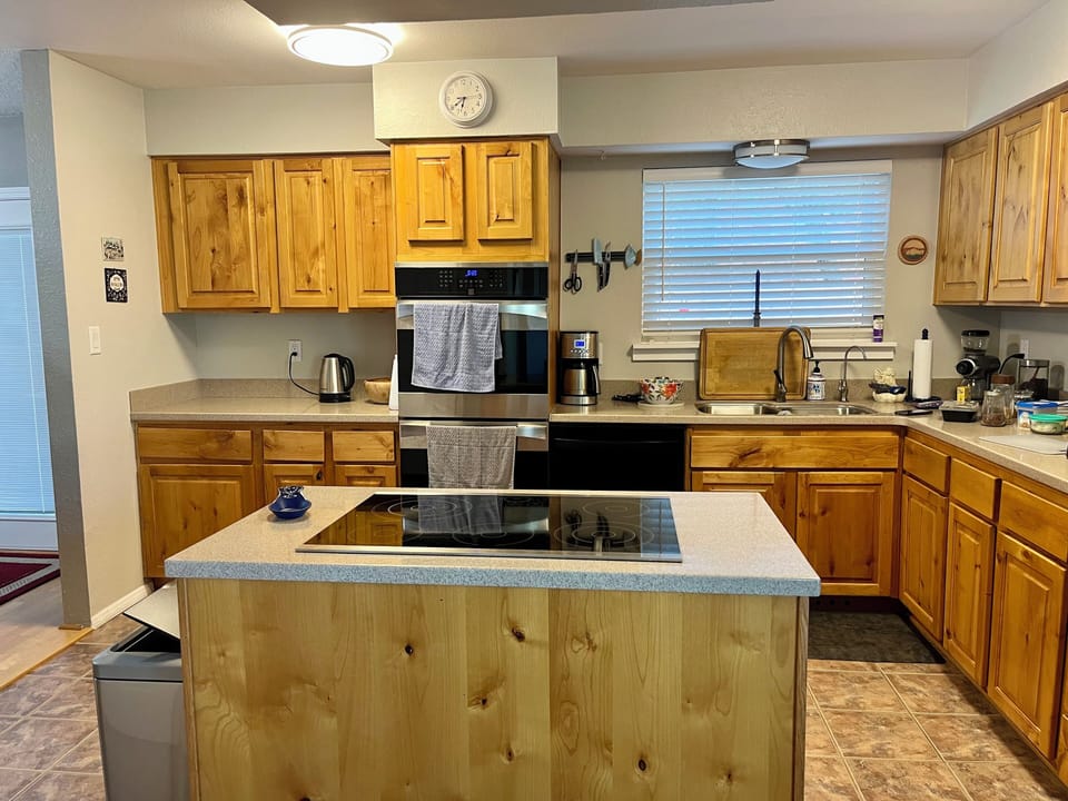 Stovetop on the island