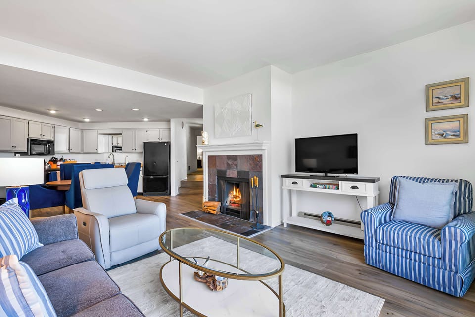 Living room with TV.