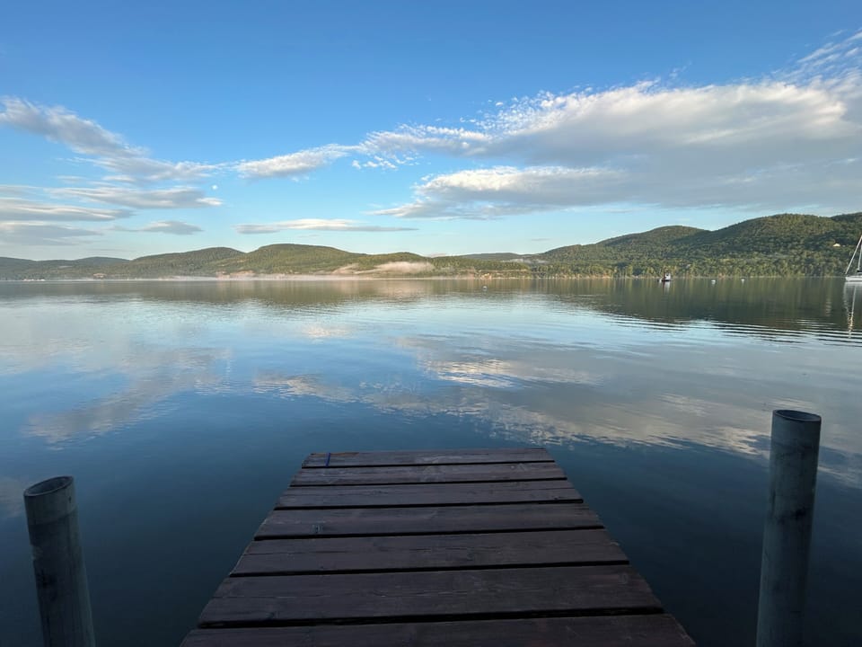 Morning views from the dock.