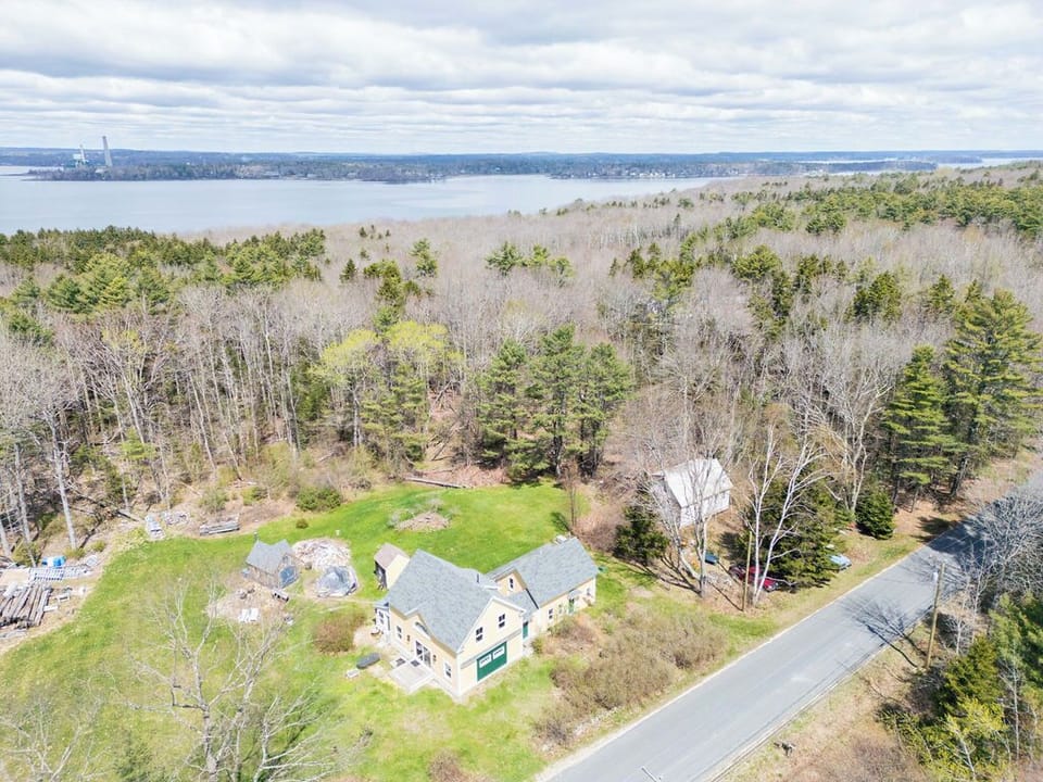 Our house is mid-island and a short walk to the water.