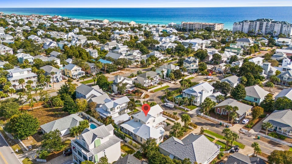 Crystal Breeze is super close to the beach!  Rent a Golf Cart or take the provided bikes.