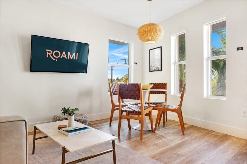 Living and dining area