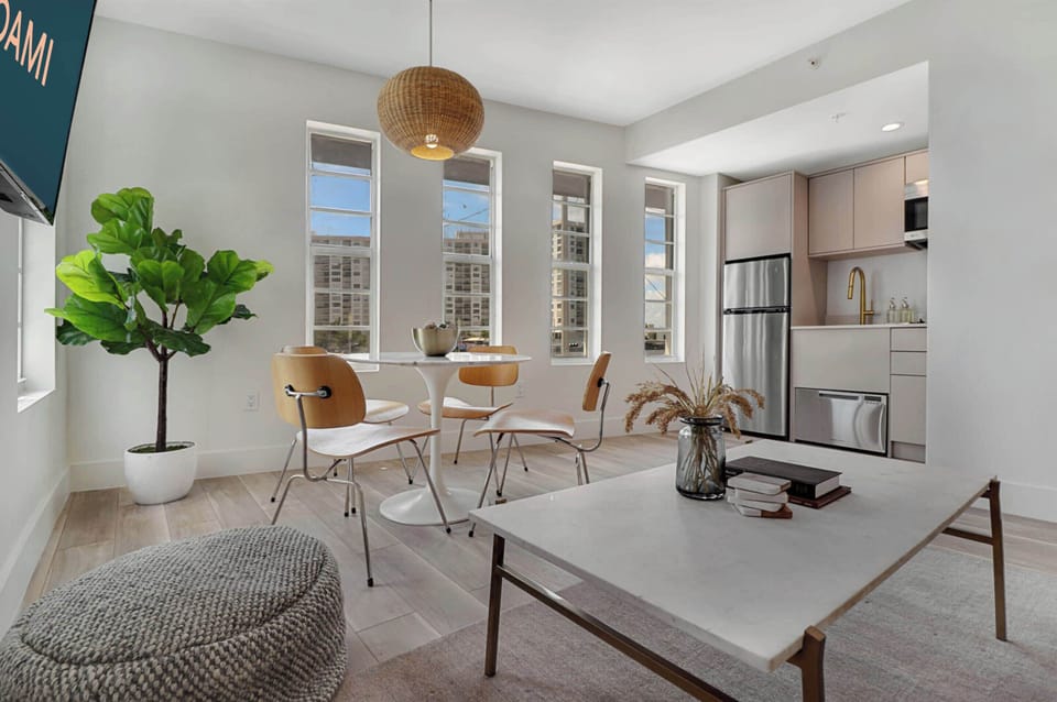 Living and dining area