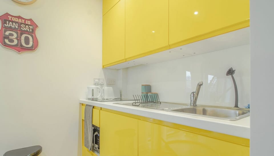Kitchen at Avo Apartments Short Lets & Serviced Accommodation