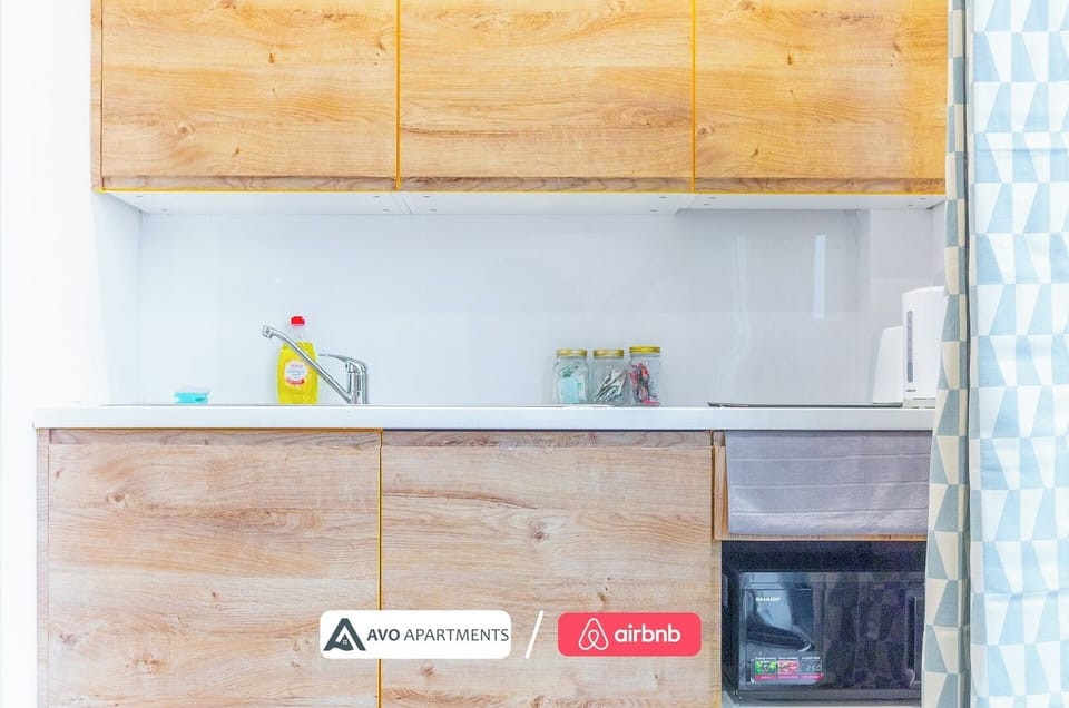 Kitchen at Avo Apartments Short Lets & Serviced Accommodation