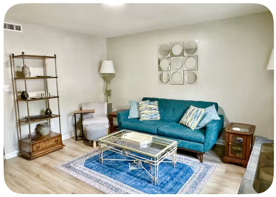 Living room with Smart TV