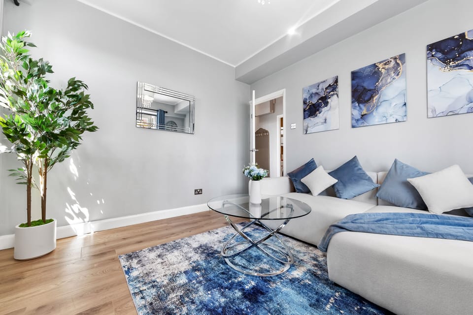 Chic and inviting space for relaxing or entertaining guests