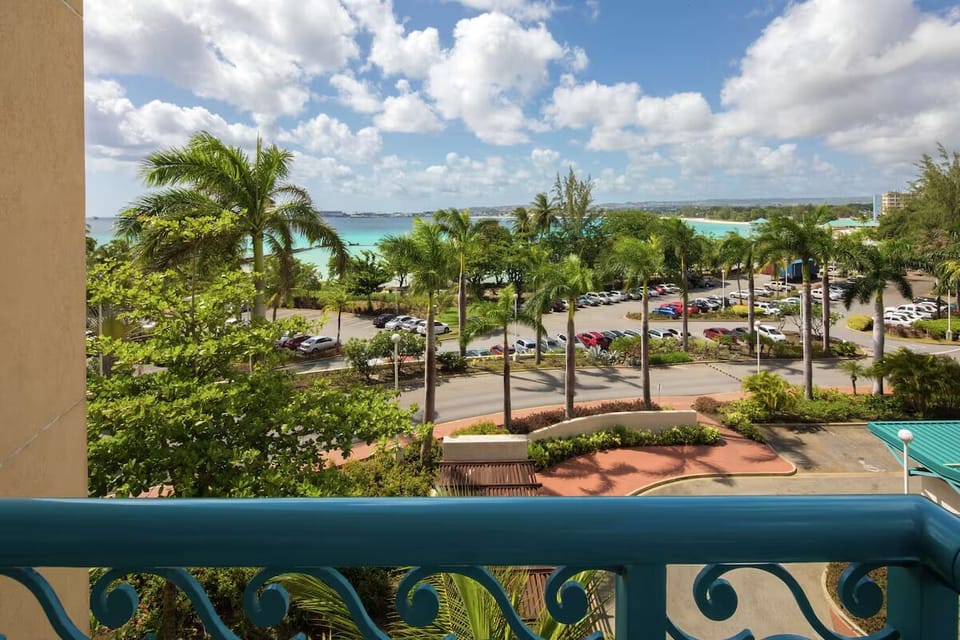 Balcony. Exact unit will be assigned upon arrival. Views, colors, and decor may vary.