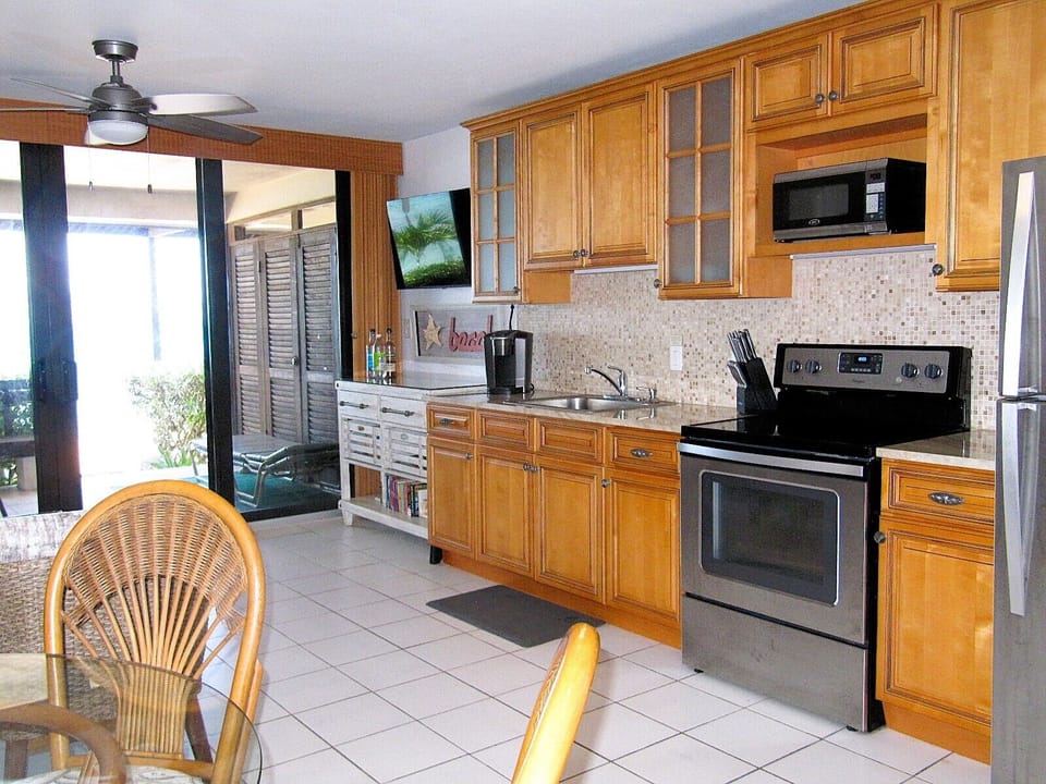 Fully equipped kitchen for all your cooking needs
