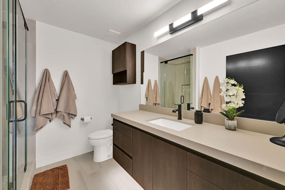 Spacious Bathroom with Double Vanity