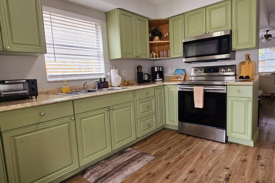 Fully equipped kitchen for you to create your culinary delights.‍✨