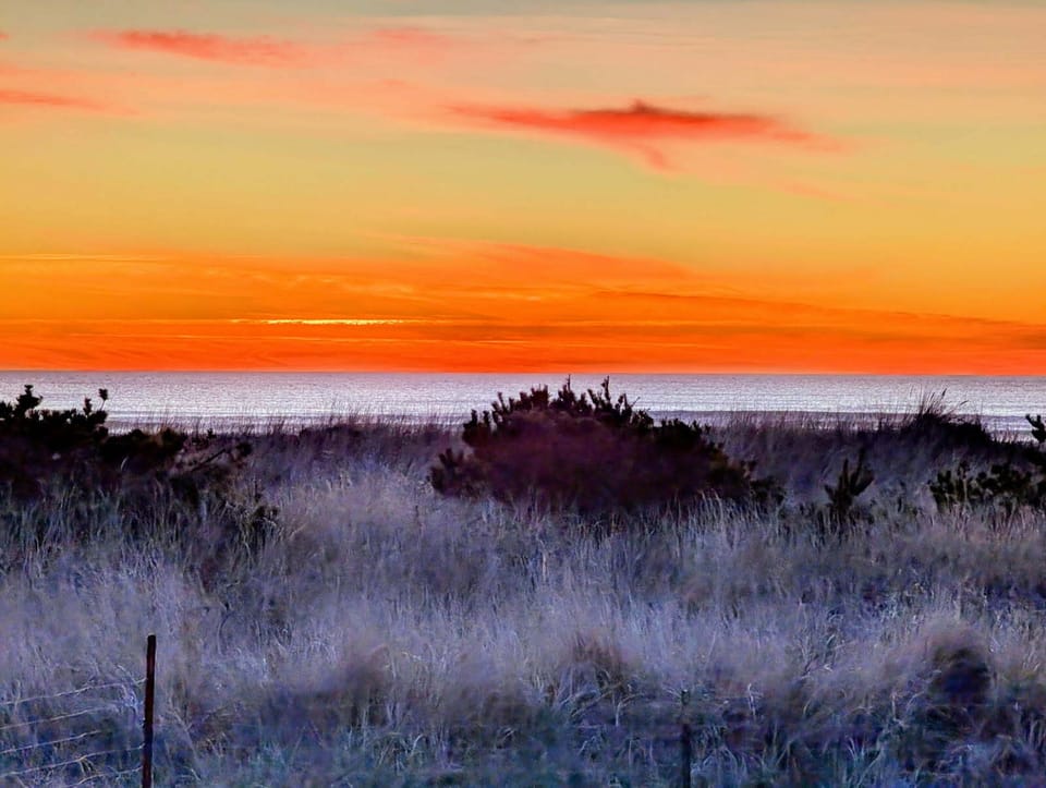 Another sunset photo taken from the deck of The Pelican House -