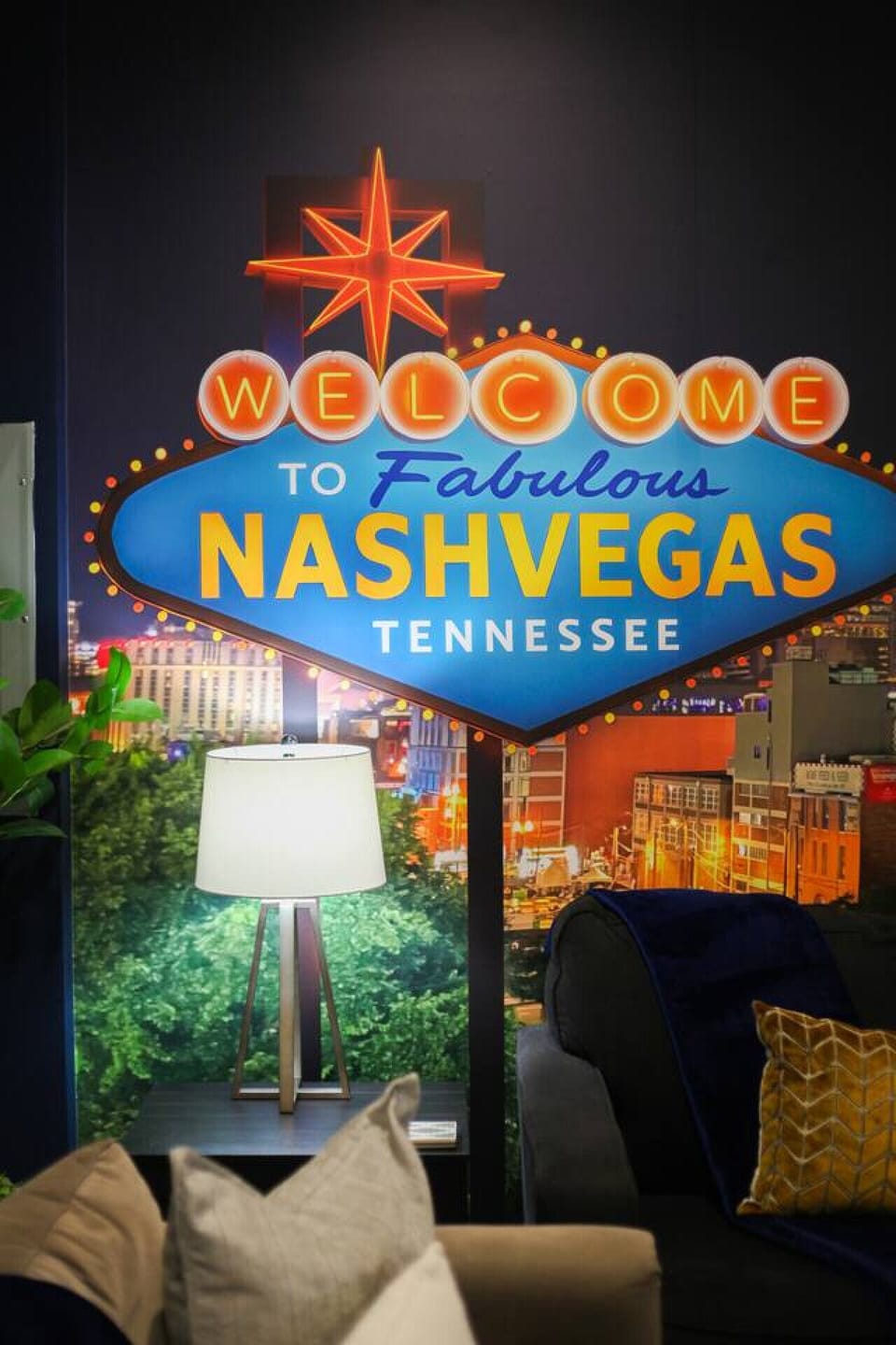 NashVegas decor throughout the condo- multiple areas for photos
