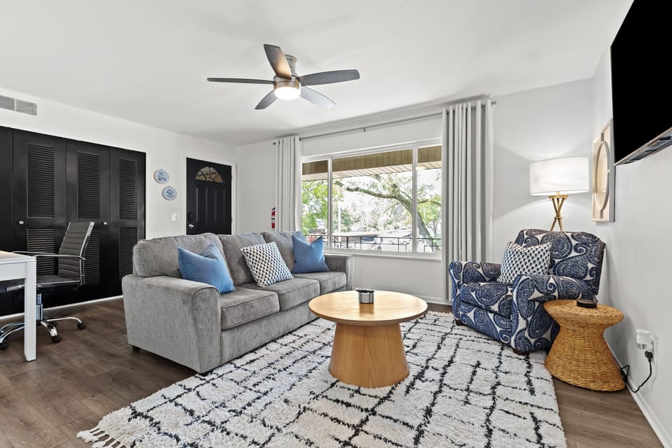 Relax and reconnect in the spacious living room, perfect for movie nights or quality time together.