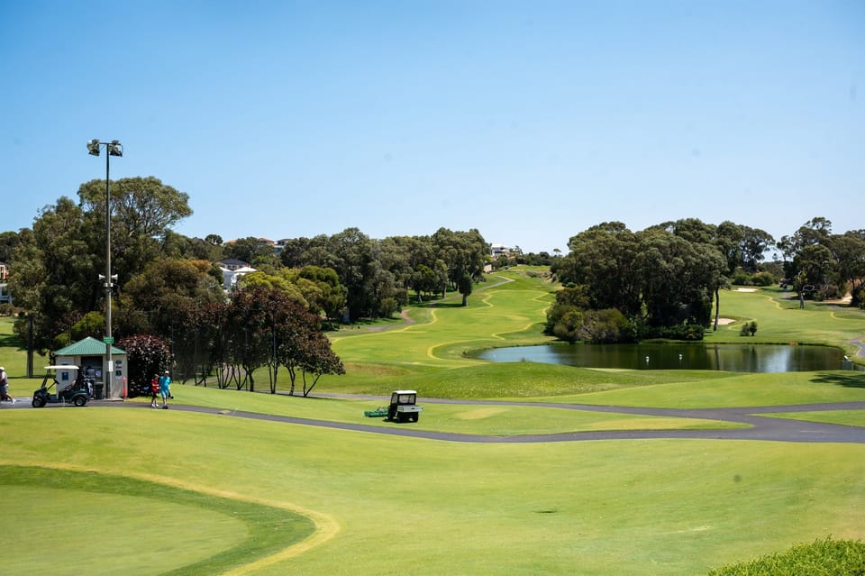 Joondalup Golf Course is walking distance away