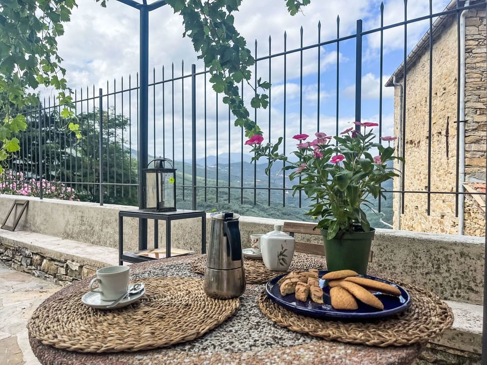 Furniture, Flowerpot, Outdoor Furniture, Chair, Iron, Outdoor Table, Houseplant, Flagstone, Patio, Balcony