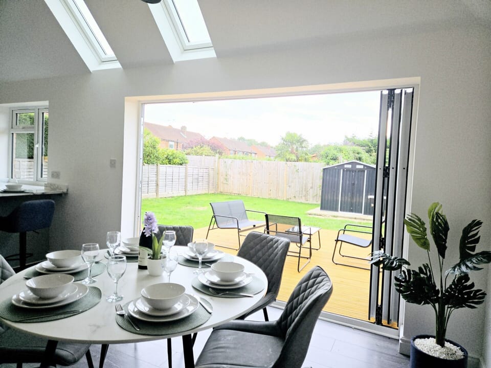 Dining looking out to garden 