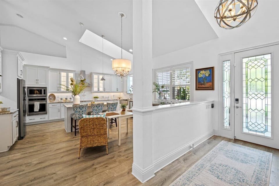 View from foyer in to the kitchen