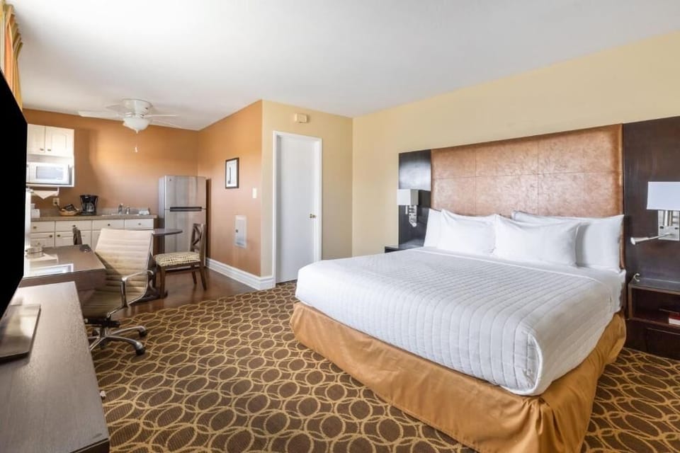 Stretch out in a spacious room designed for total comfort.