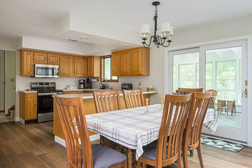 Dining area perfect for group meals