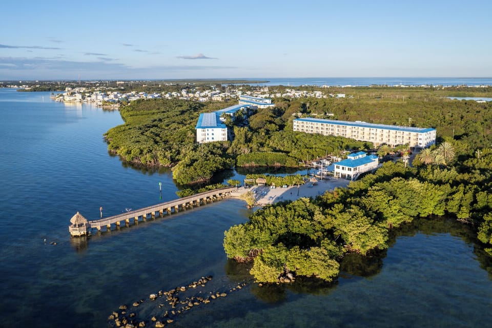 Soak up breathtaking waterfront views and island-resort serenity.