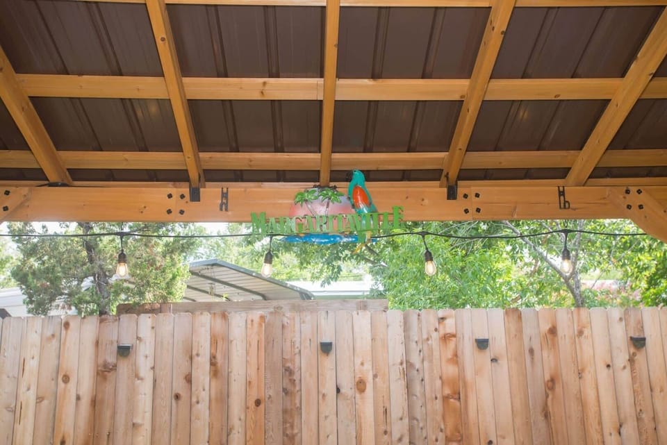 Outdoor patio with plenty of seating and a BBQ for relaxed, easy cooking